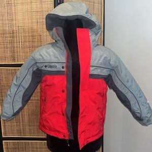 Columbia Winter jacket size 8 Boys Omni shield fleece lined waterproof ski snow